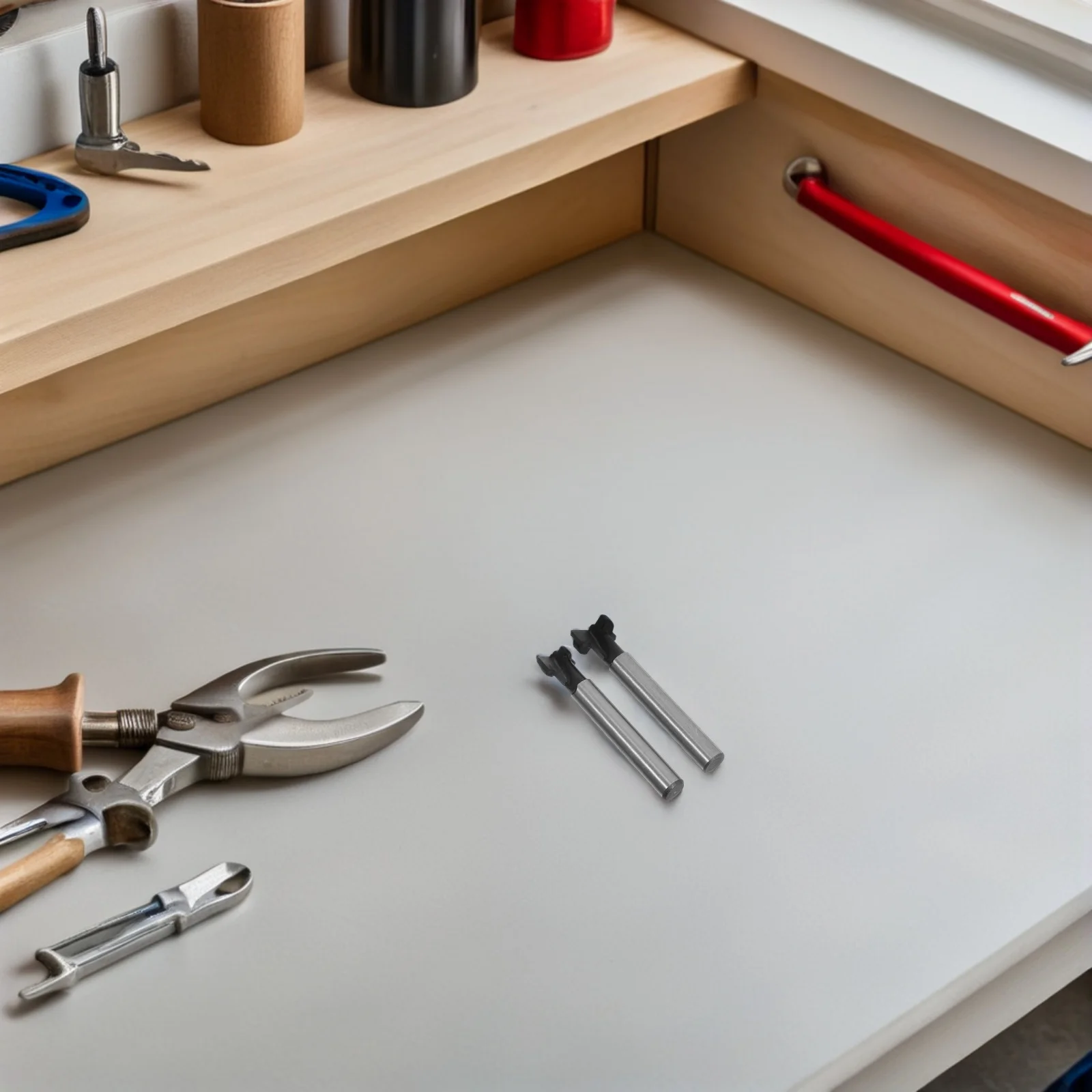 

Lock Mortise Router Bit Set 1/4 Shank High-Grade Steel For Wood Edging Trimming Veining Grooving Cnc Milling Tools End Mill