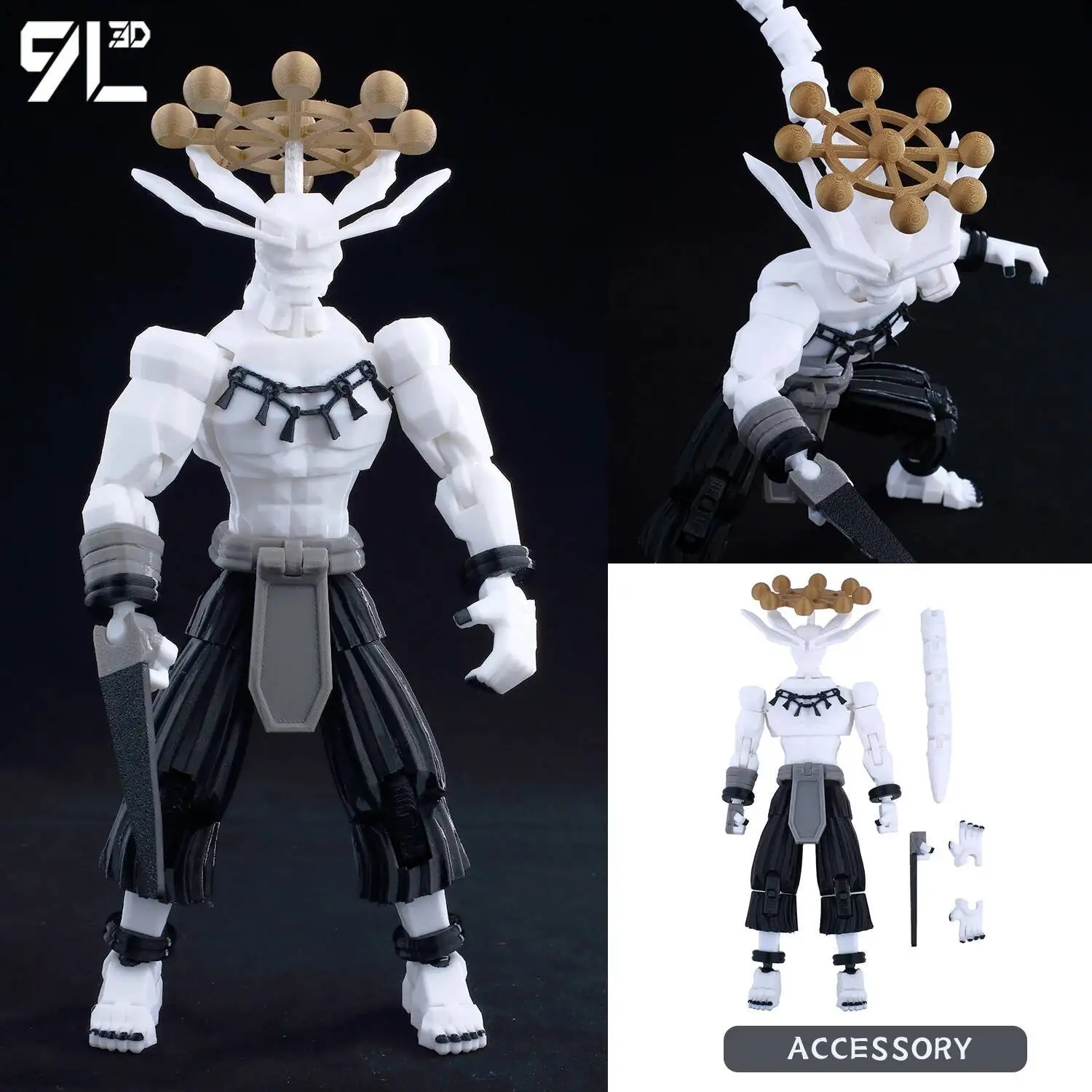 Bandai 9L3D T13 Jujutsu Kaisen Itadori Figur LUCKY13 Training Ver. JJK Titan13 beweglicher Dummy mit mehreren Gelenken, 13 Spielzeug zum Stressabbau, Geschenke 6