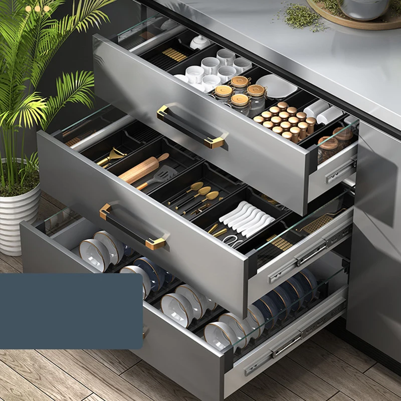 Utensil Storage Rack Kitchen Storage Rack Perforation-Free Drain Bowl Tray Rack Household Countertop Utensil Cabinet Rack