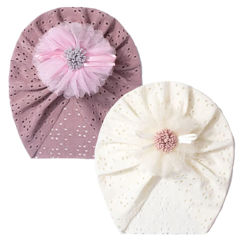 

Lovely Floral Turban Baby Girl Turbans for Babies Soft Cap Bonnet Head Wraps Kids Hat Beanie Baby Girl Newborn Photography Hat