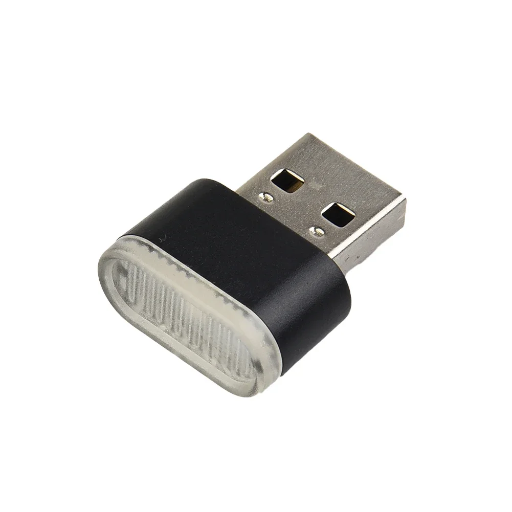 LED Light Light Weight Mini ABS Accessories Ambient Bright Lamp Car Light Compact Convenient Neon Atmosphere USB
