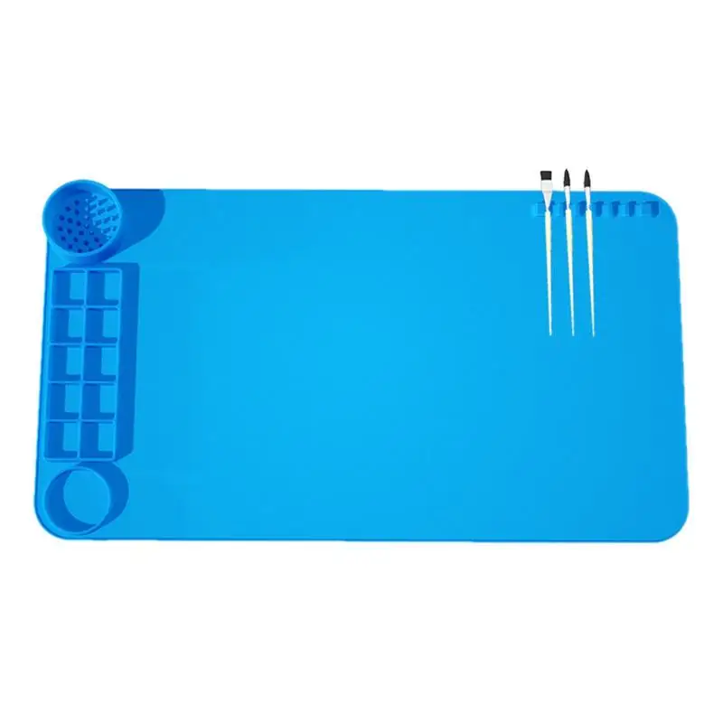 Silicone Craft Mat ESD Welding Mat Silicone Soldering Mat Temperature Heat Insulation Silicone Station Work Mat Texture Suitable