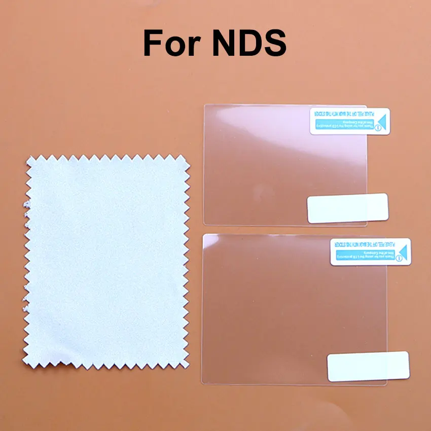 1pcs Top Bottom HD Clear Protective Film For NDS Lite NDSL NDSi For 2DS 3DS New 3DS ll XL LCD Screen Protector With Packaging