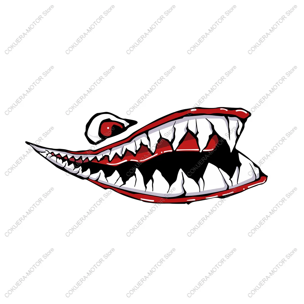 Shark Mouth Sticker For Vespa PIAGGIO GTS Motorcycle Decoration Waterproof Decal Sticker