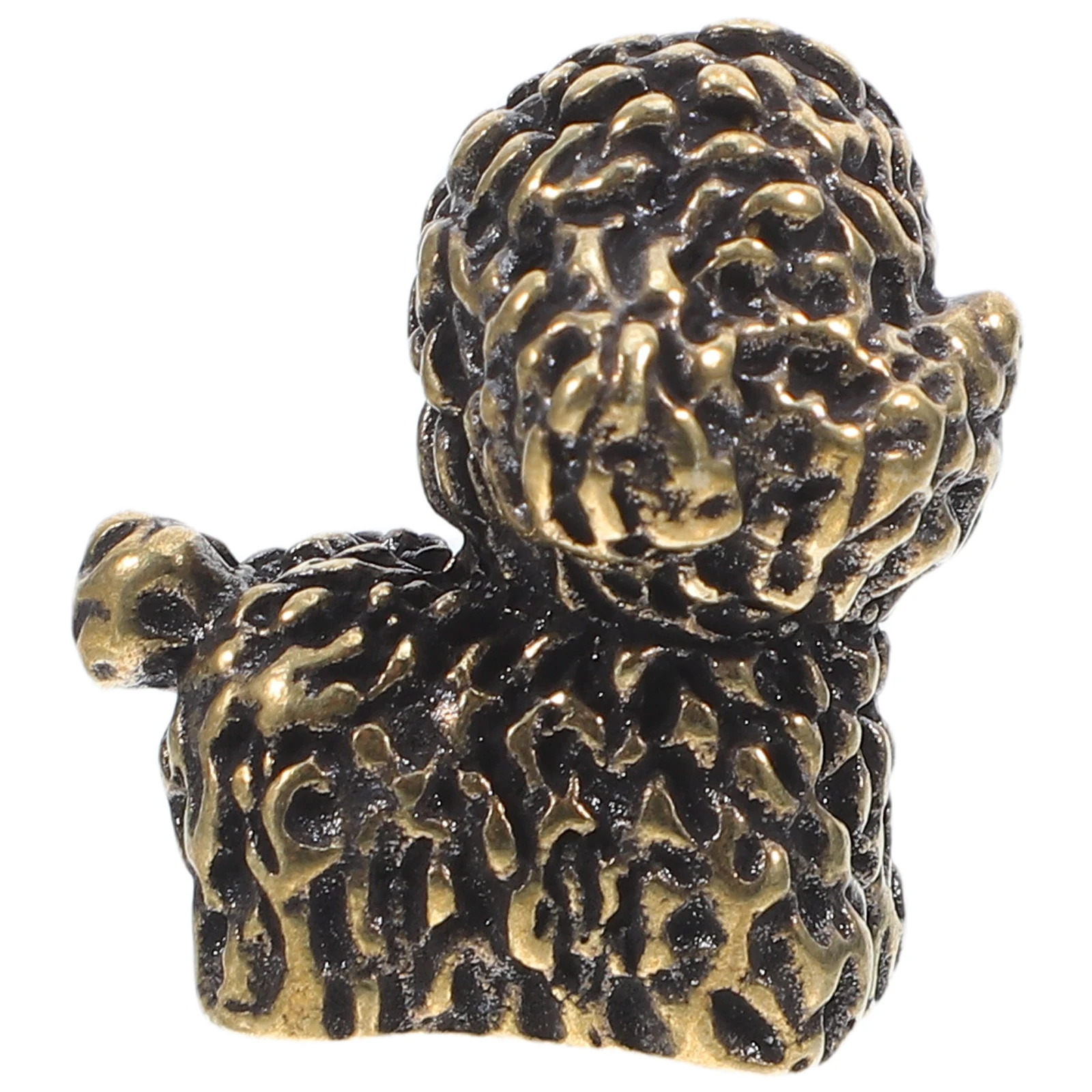 

Mini Brass Dog Figurine Solid Copper Puppy Statue Miniature Animal Sculpture Home Office Decor Metal Ornaments Feng Shui