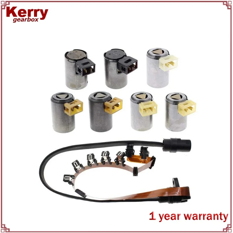 

01M 01N 01P 75446RFK 01M325283A 01M927365 Transmission Solenoid Valve w Internal Harness for Audi A3 VW Skoda Golf Jetta Passat