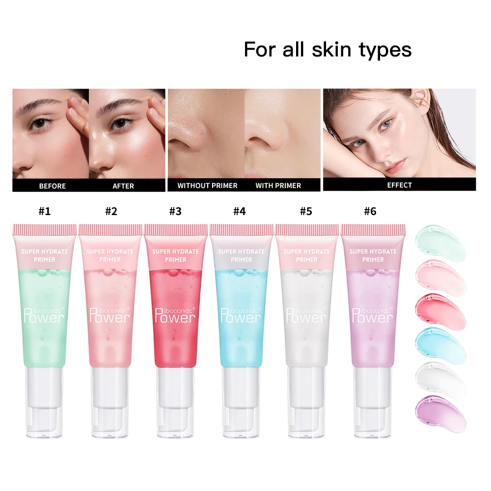 ibcccndc Makeup Base Face Primer Gel Invisible Pore Light Oil-Free Makeup Finish No Creases Not Cakey Foundation Primer Cosmetic