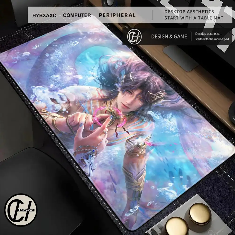 

Коврик для мыши в стиле аниме для ноутбука, крутой коврик для клавиатуры Rafayel HD с принтом, игровые аксессуары для ПК, настольный коврик для мыши, коврик для мыши Love and Deepspace Gamer