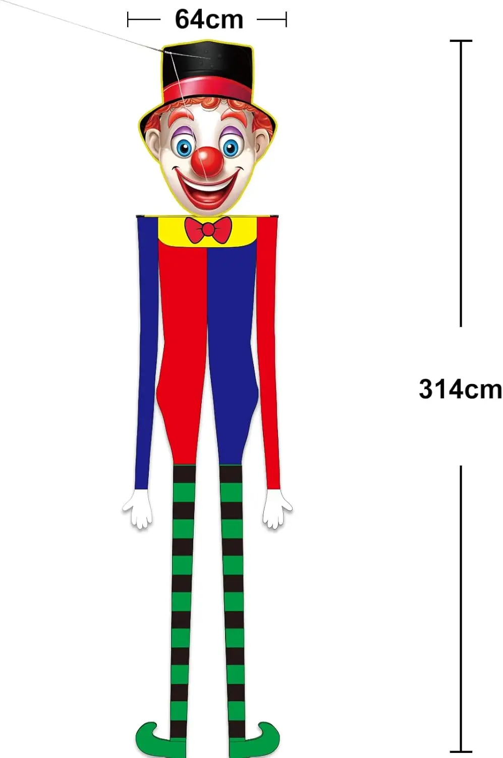 Nouveau Cerf-volant de ligne unique de puissance de 124 pouces de Sports de plein air pour débutant avec la poignée et la ficelle bon vol