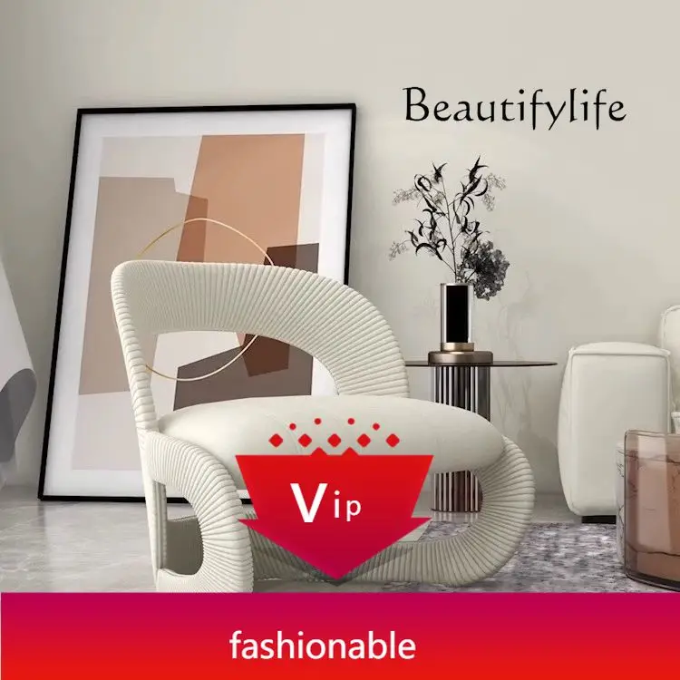 

PJ Modern style single sofa chair living room small apartment single sofa combination hotel lobby creative balcony