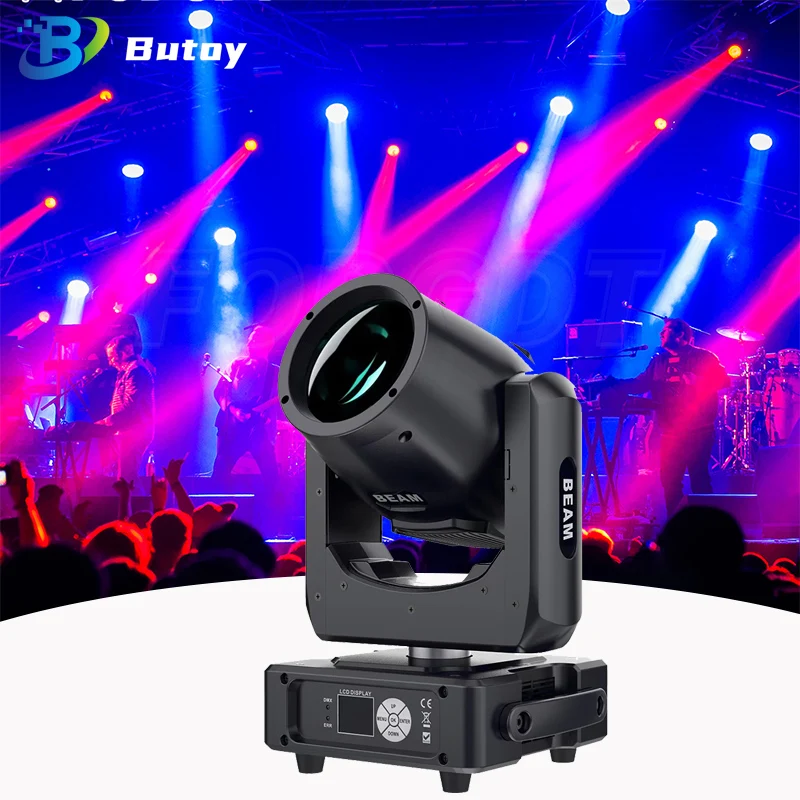 

Mini 230W 7R beam moving head lights spot lighting stage bulb professional equipment wedding for dj disco nightclub theater fast