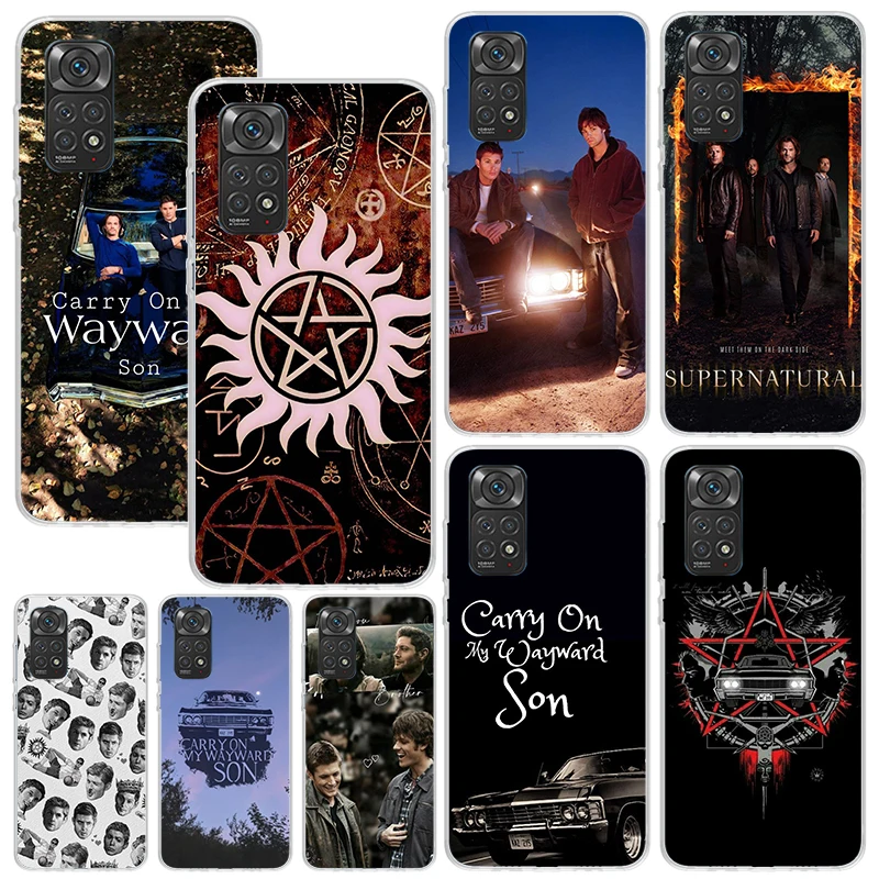 Babaite Supernatural SPN Dean And Sam Phone Case For Xiaomi Redmi Note 13 12S 11S 10S 12 11E 10 Pro Plus 11T 9S 9 8T 8 7 Art Fun