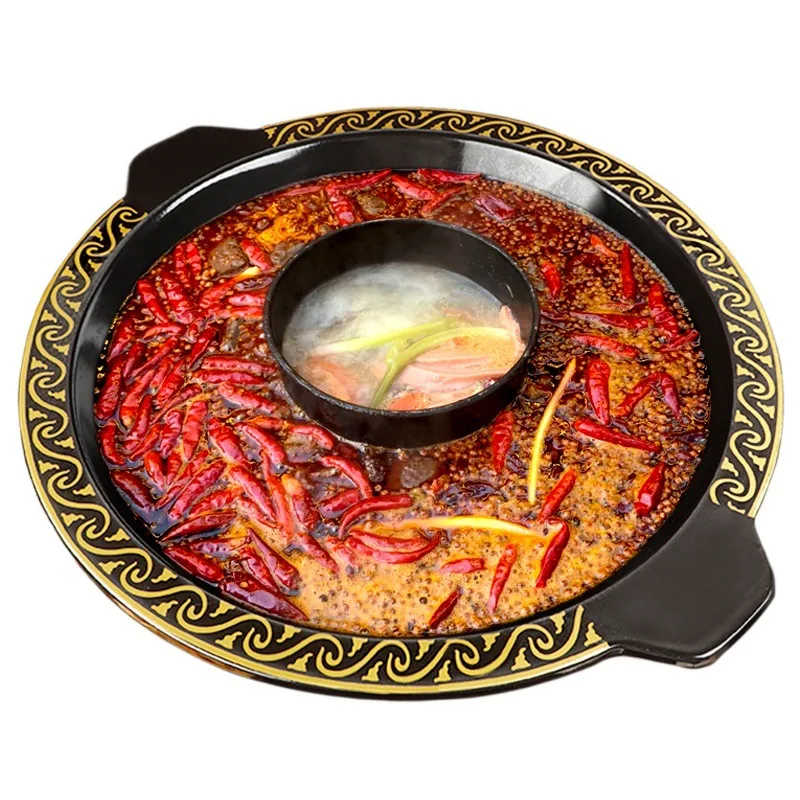

Mandarin duck, Chongqing, pot iron hot pot, enamel pot