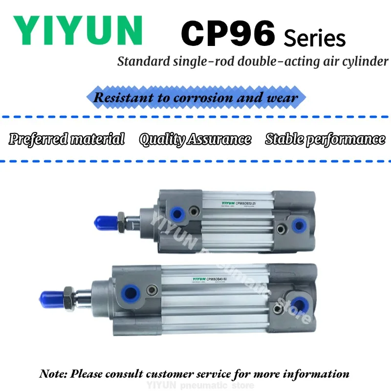 

CP96SDB63 CP96SDB80-25 -50-75-100-125-150-175-200-225-250-300-350-400-450-500-600-800-1000 Стандартный цилиндр YIYUN CP96