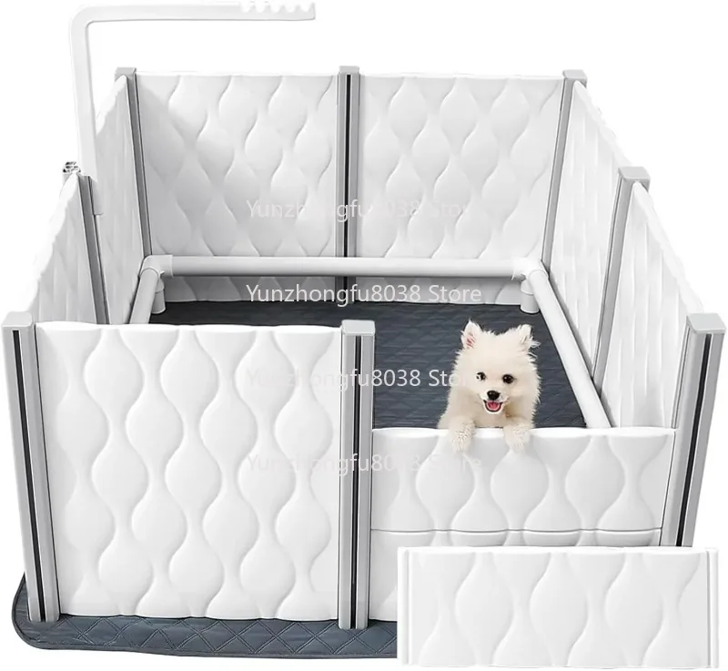 Whelp Ing Box для собак, помощь при рождении беременности, принадлежности для рождения с рейкой, маленькая мягкая ручка, манеж, пластиковый забор для родов