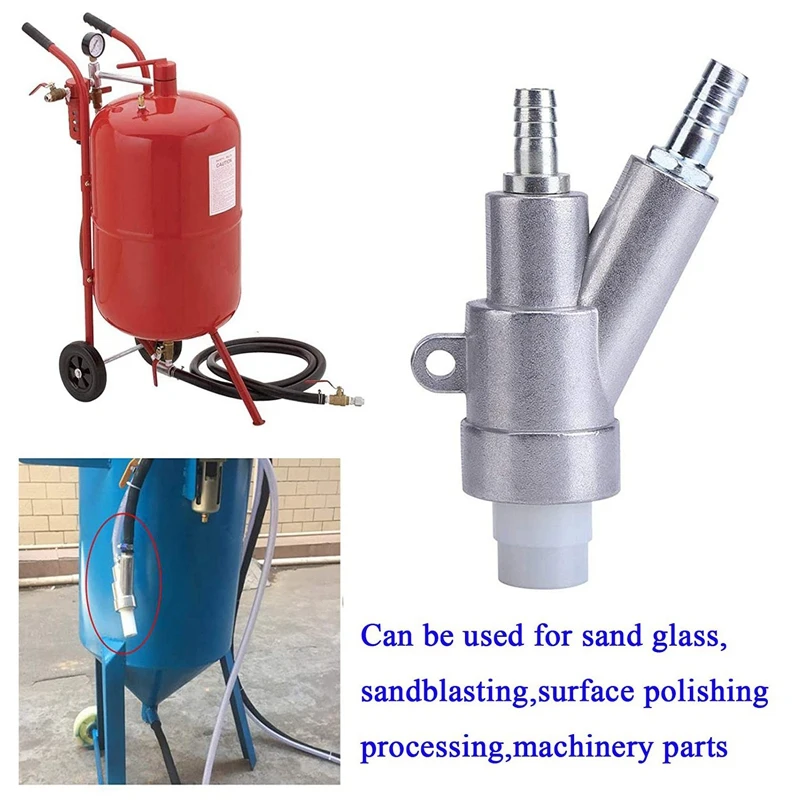 Air Sandblaster Sand Blasting Tools For Rust Dust Remove Sand Blaster Air Tool With Boron Carbide Nozzle (6MM)