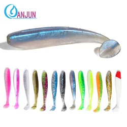 10pcs/Bag 65mm  Soft Fishing Lures Bait Wobblers Carp Fishing Soft Lure Silicone Artificial Baits Goods for Fishing Tackle