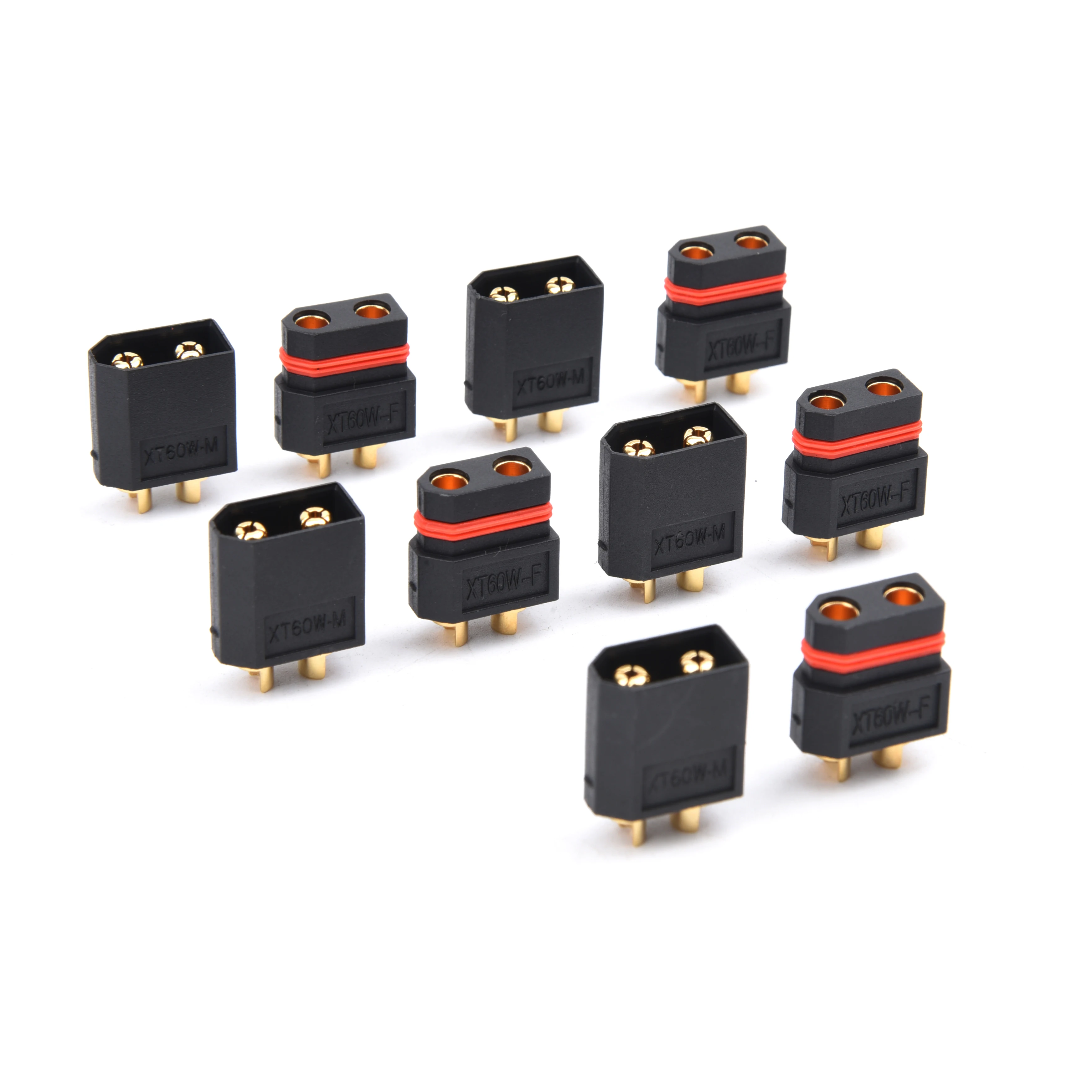 5/10Pairs XT60W XT60EW XT60 Waterproof Plug Gold-Plated Bullet Connectors for RC Aircraft Drone Car Lipo Battery