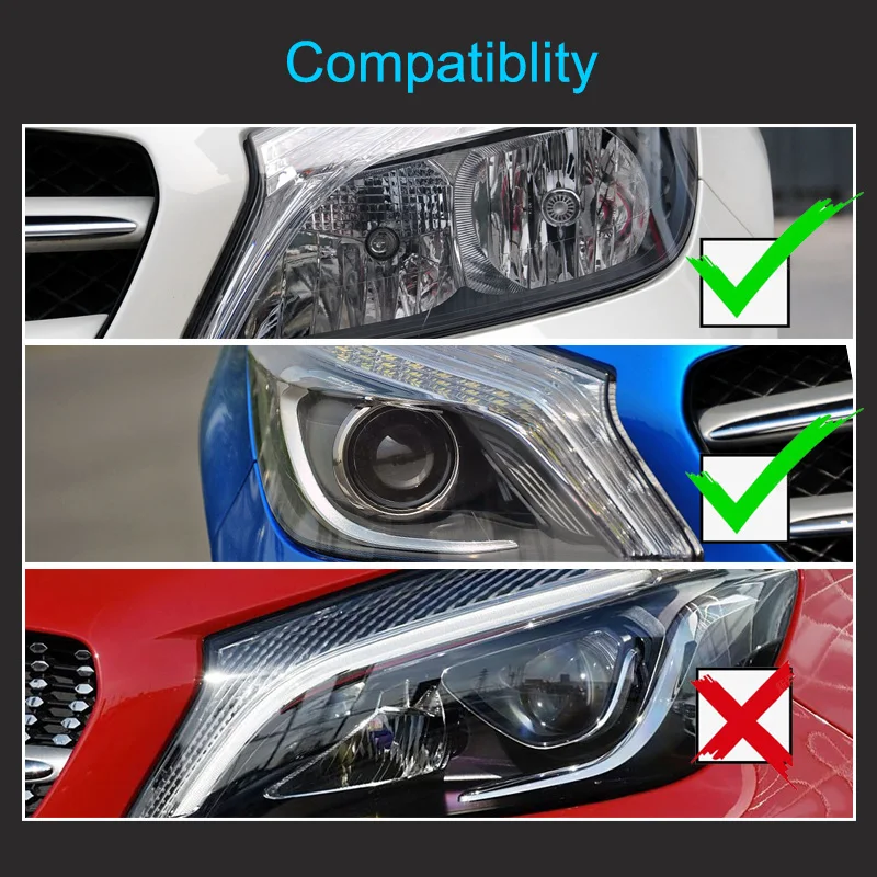 1 Pair LED Head Light Assemly for BENZ A Class W176 2013-2018 Plug and Play Headlights Plug and Play LED DRL Turn Headlights image 6