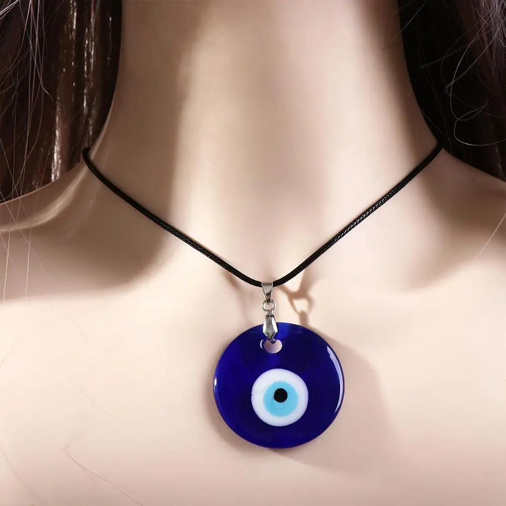 Neck Rope Clavicle Chain Turkish Friendship Jewelry Gift Party Blue Eye Pendant Amulet Necklace Choker Necklace for Women