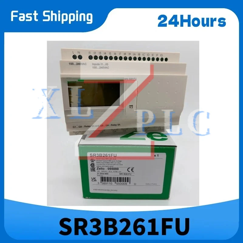 

Новый оригинальный контроллер PLC Zelio Logic SR3 SR3B261FU, реле серии Zelio Logic с 16 входами, быстрая доставка