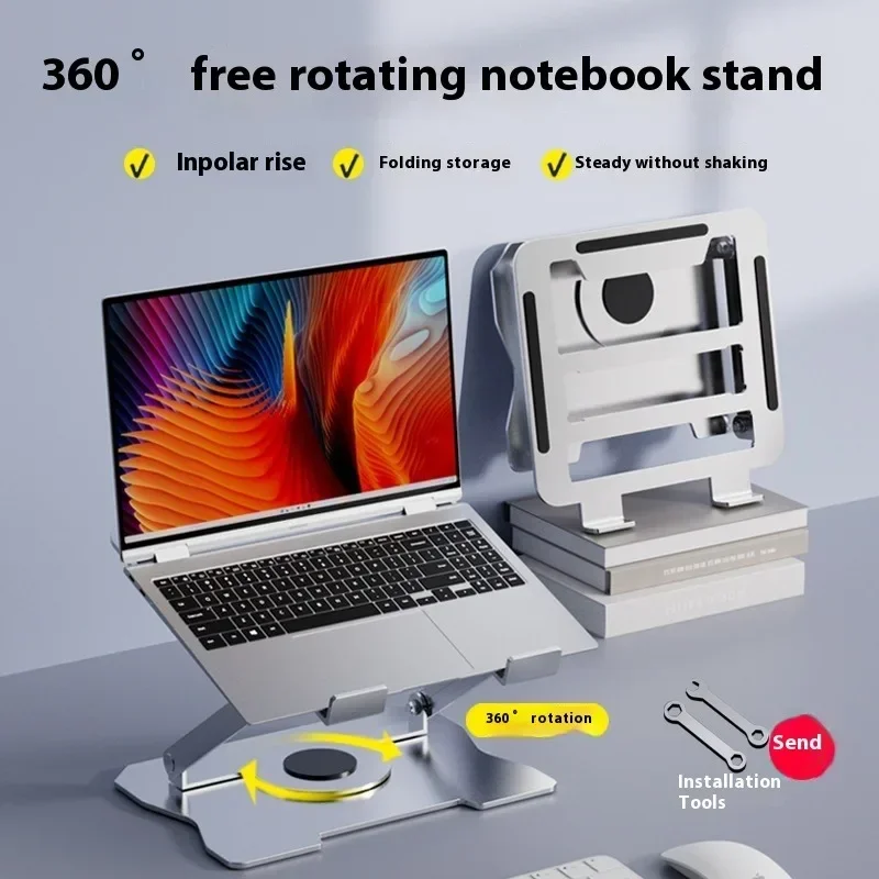 Suporte portátil para laptop com suporte multifuncional e elevado para tablet com resfriamento rápido e suporte dobrável