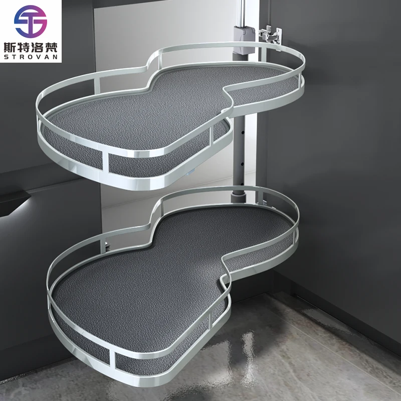 

Kitchen Cabinet Corner Swing Tray Blind Corner Pantry Corner Cabinet Pull Out Shelf