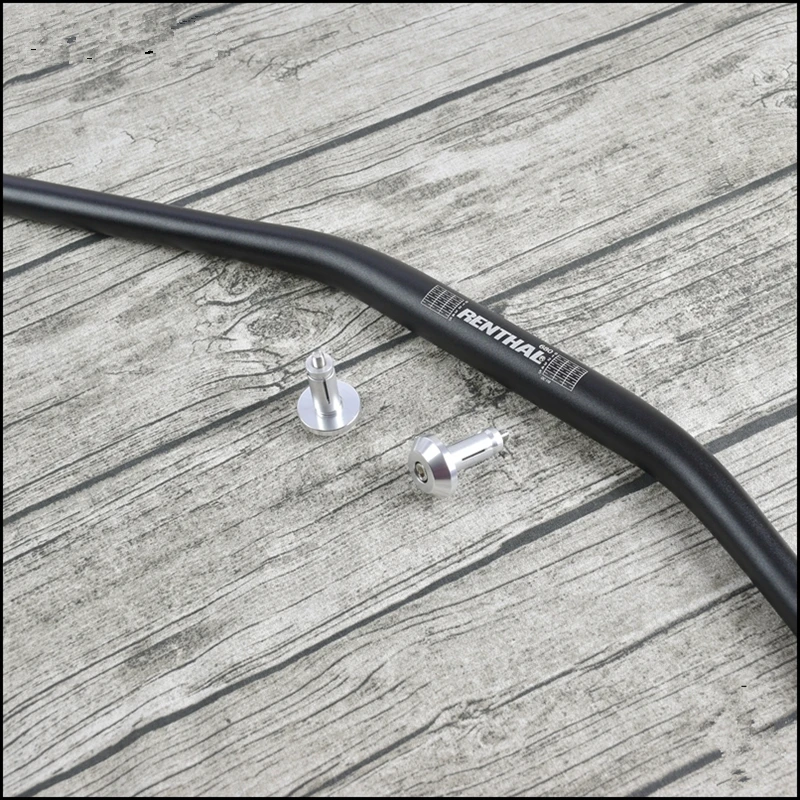 680mm Aluminum alloy Retro motorcycle modified aluminum alloy 28mm variable diameter coffee direction handlebar flat Handlebar