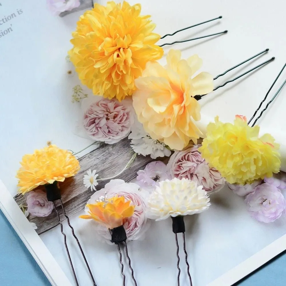 

Элегантные вилки для волос в японском стиле с цветком, цветочное японское кимоно ручной работы, заколки для волос, винтажные тканевые кисточки, палочка для волос для девочек
