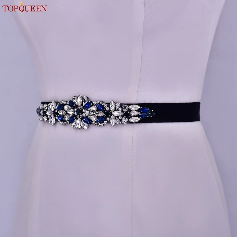 TOPQUEEN-Accesorios de vestido para mujer, chaqueta con cinturón elástico, suéter, decoración de cintura, corsé de boda, pretina, S407-ML