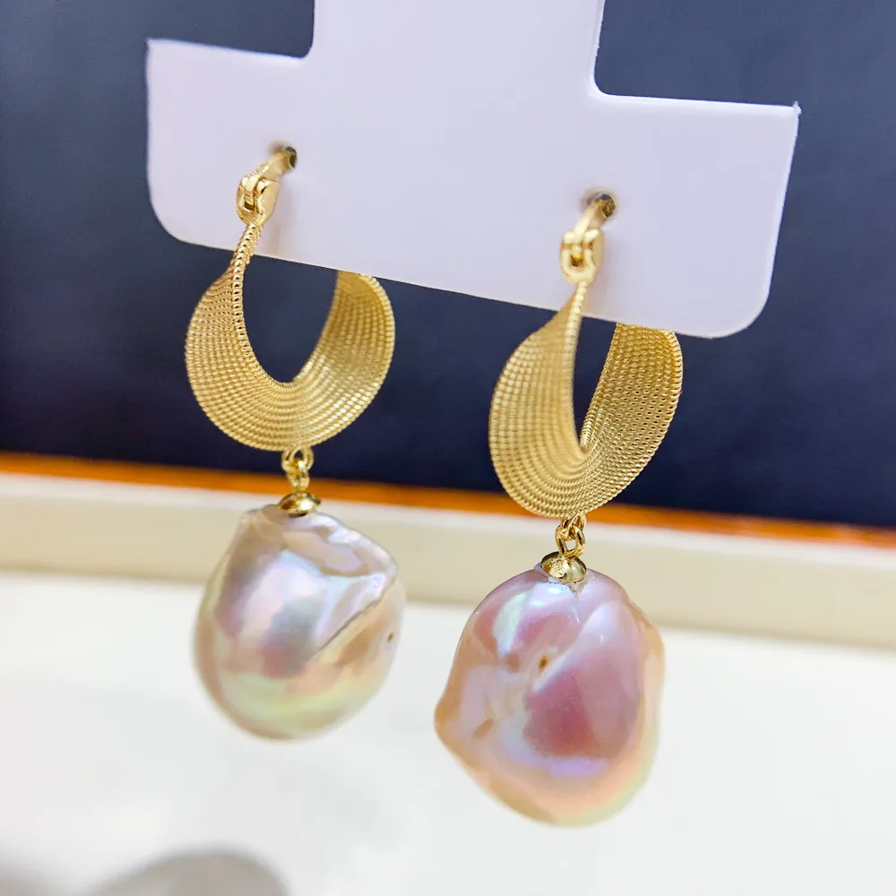 Solid S925 Sterling Silver Earring Settings for DIY, Handmade Material, Fine Jewelry, Finding Accessories, E043, 1 Pair