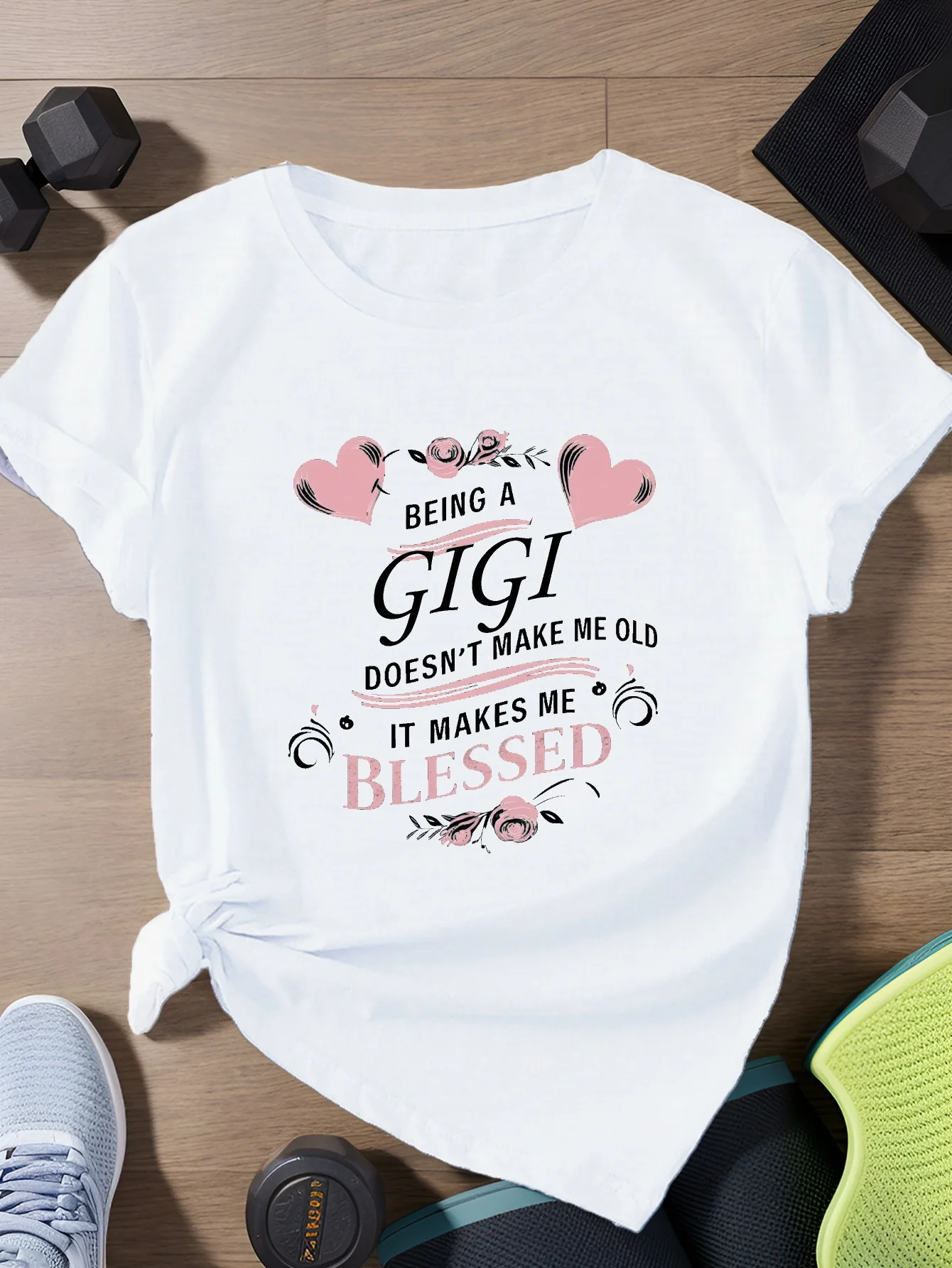 여성용 플러스 사이즈 티셔츠 그래픽 반소매 의류 탑, 루즈하고 캐주얼하며 부드럽고 편안한 통기성, 야외 스포츠