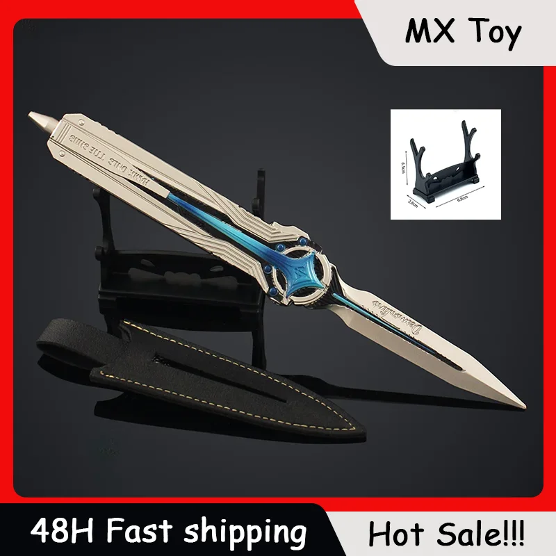 

24cm Delta Force Polaris Knife Game Melee Sword Alloy Toy Model with Display Stand Zinc Alloy Crafts Room Decorations Collection