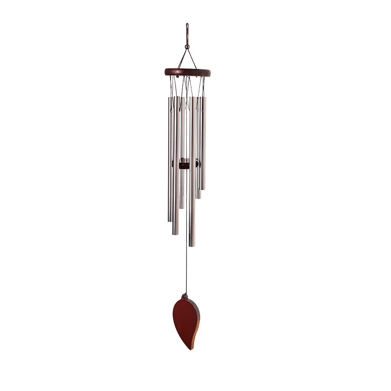 

European and American pine aluminum tube creative metal wind chime pendant, home store courtyard decoration craft gifts