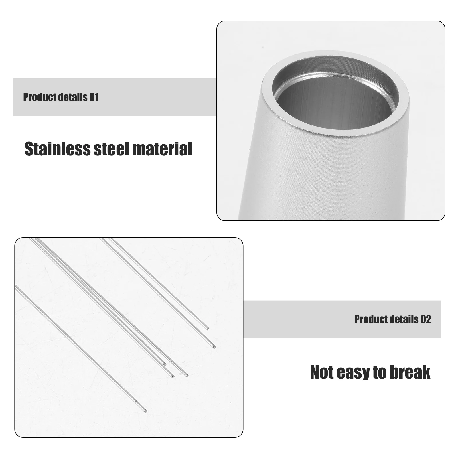 

Stainless Steel Espresso Needle Distributor Coffee Stirrer Needle Base Clump Breaking Powder Distribution Tool for Coffee