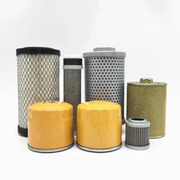 Piezas de excavadora para Kubota U20 U30 juego completo de filtro de aceite/diesel/aire