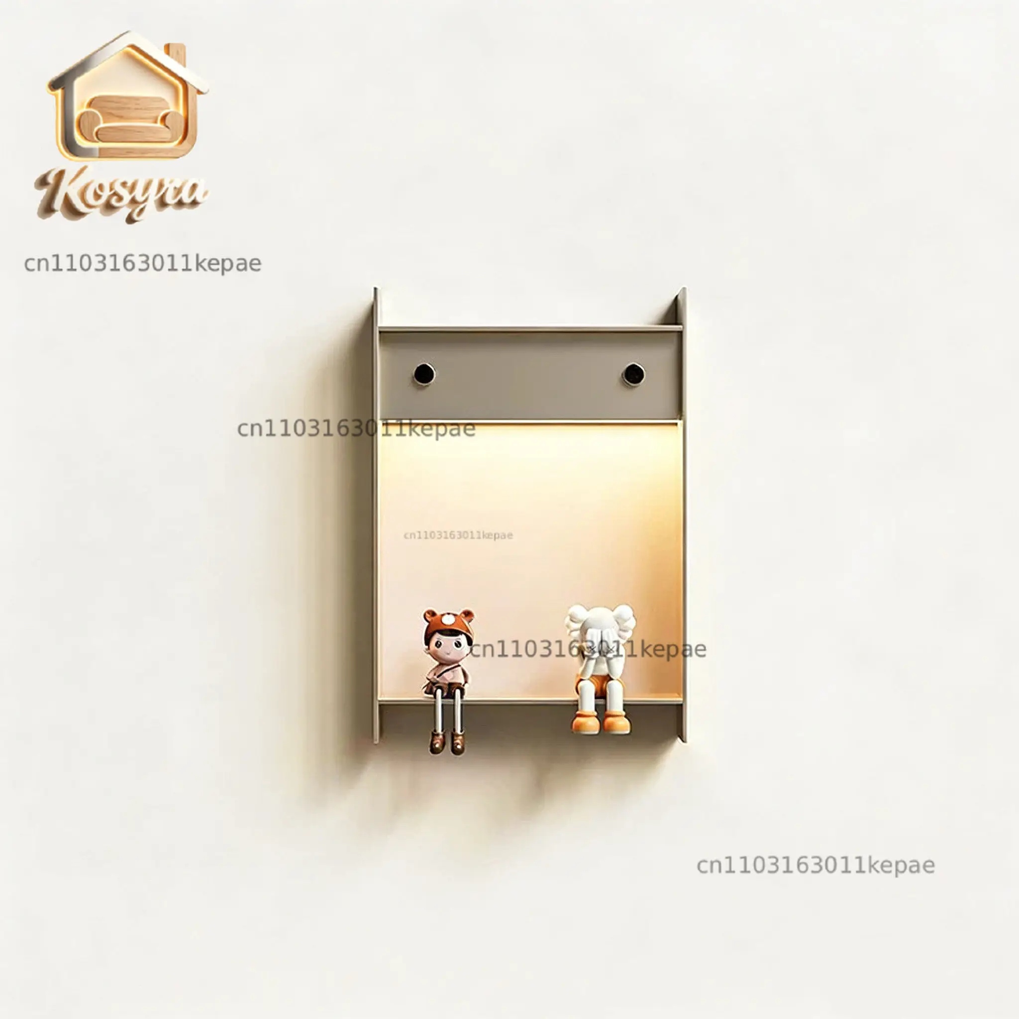

Modern simple original tenon and mortise · light box doll stainless steel wall lamp personalized decorative indoor wall lamp