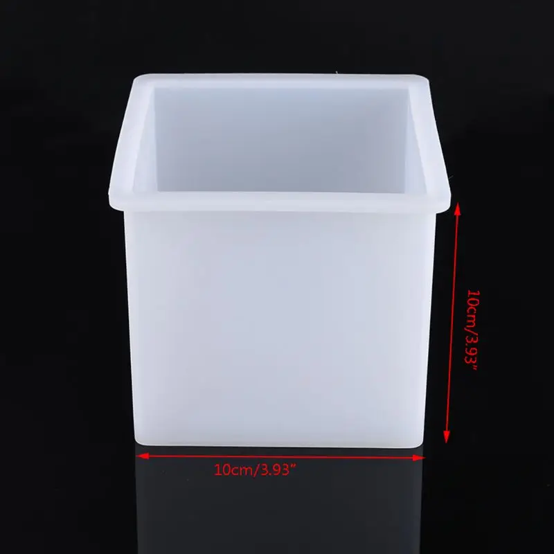 10cm/4in Super Large Cube Square Silicone Mold Resin Casting Jewelry Making Tool Dropshipping