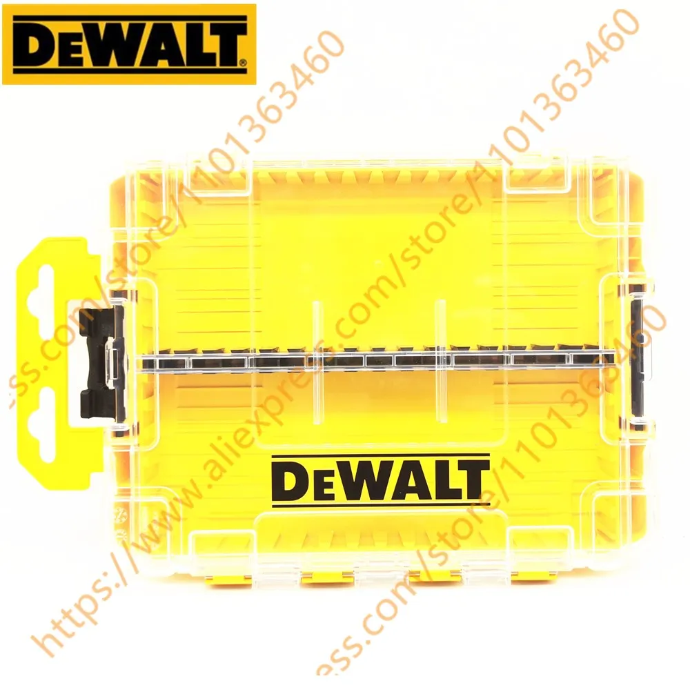 DEWALT Stackable Combination Drill Head Box Can Be Used To Store And Arrange Parts Of The Visual Transparent Tool Box