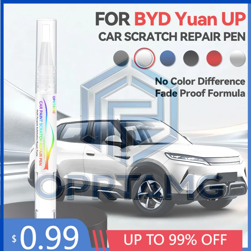 2026 Nuevo Lápiz de Reparación de Pintura para Coche, Eliminador de Arañazos DIY, Accesorios para Auto para Yuan UP/BYD ATTO 2 Blanco WAC Verde HCJ Gris Pin
