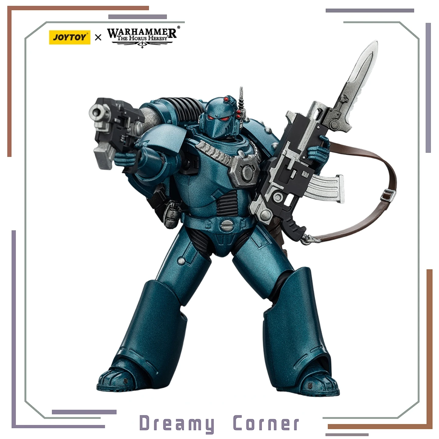 

【In Stock】JOYTOY Warhammer 40K Alpha Legion MKVI Tactical Legionary 1/18 Action Figure Toys Collection