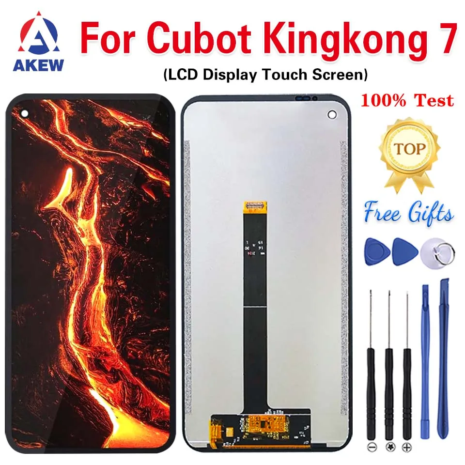 

100% Tested For Cubot KingKong 7 LCD Display New CUBOT KINGKONG 7 Touch Screen King Kong 7 Digitizer Assembly Kingkong7 Replace