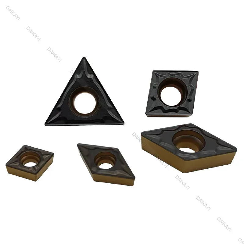 CNC Lathe Insert Diamond Shape Internal Turning Tool CCMT09T304 060204 Dual Color Coated Alloy