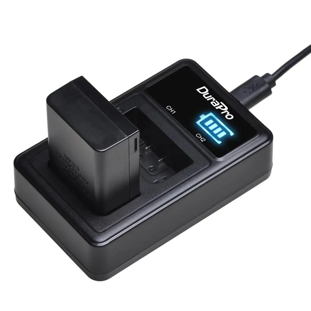DuraPro 1680mAh EN-EL25 EN-EL25A EN EL25 EL25A ENEL25 ENEL25A Battery / Charger for Nikon Z30 Z50 ZFC Camera Batteries