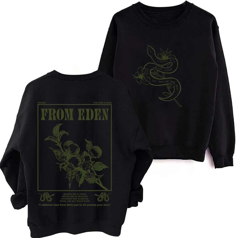 2024 Hozier Hozier From Eden O-Neck Long Sleeve Spring  Autumn Men Clothing  Hoodies Women Printing Unisex Regular  Sweatshirts