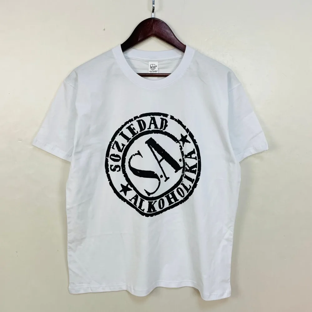 Soziedad Alkoholika Man T-shirt Thrash Punk Rock Metal Band Fans T