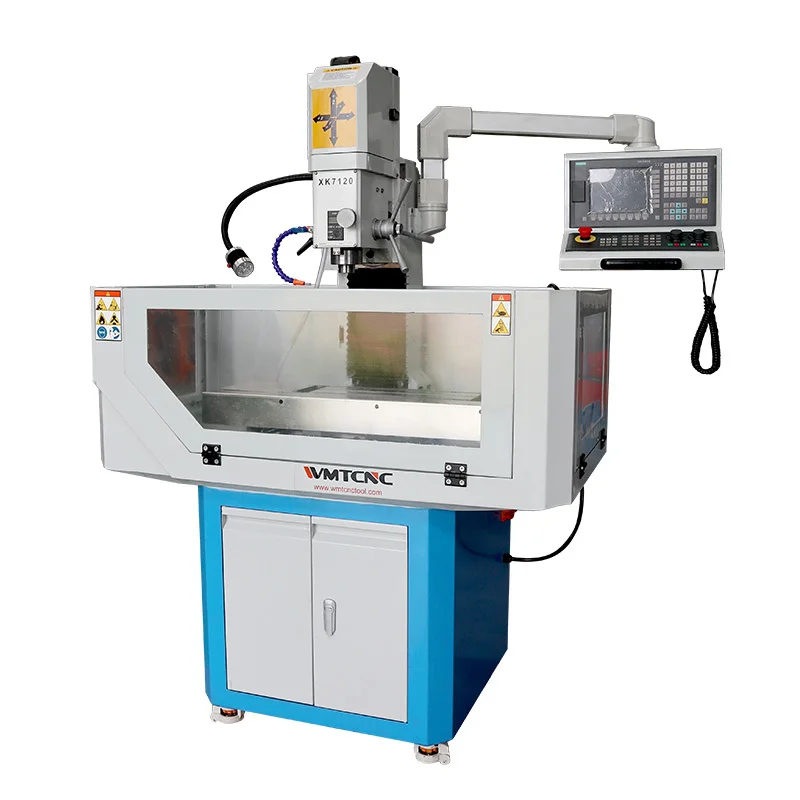 WMTCNC Vertical Mini CNC Milg Hine XK7120 Single Spindle R8 Taper New With Fanuc Siemens GSK Control Systems