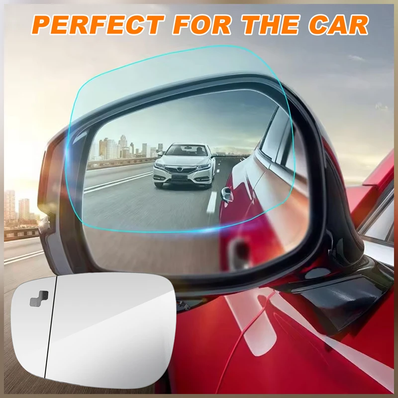 

Car Reversing Mirror Lens Mirror Glass Lens With Heating Monitor Blind Spots For Mazda CX-5 2015-2016