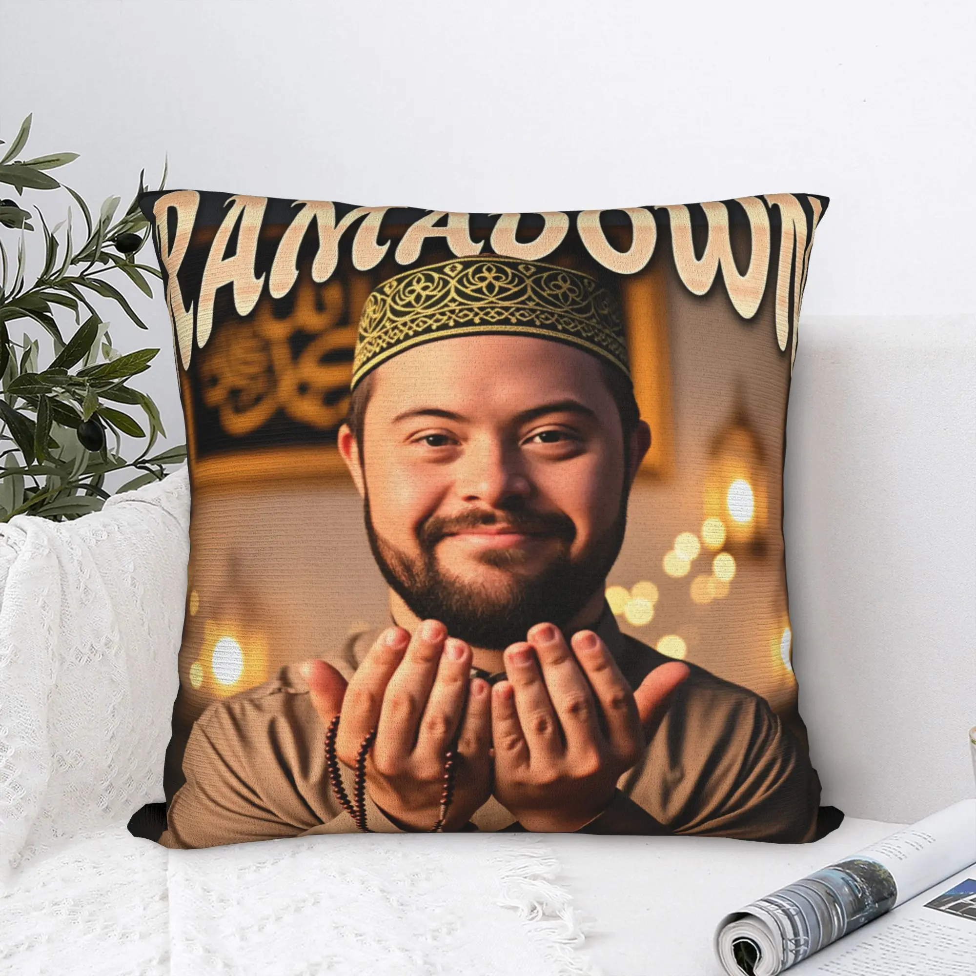 Pillow Cover Ramadown Meme  Cute Funny Pillow Case For Couch Sofa Bedroom Pillowcases