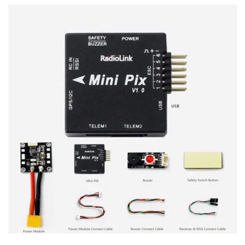 

Radiolink Mini PX4 Flight Controller Board Pixracer Autopilot Xracer 1.2 for DIY FPV Drone RC Quadcopter Multicopter R14 R15 PX4